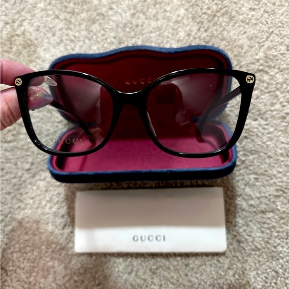 Gucci glasses gg black frame no prescription - Picture 2 of 4